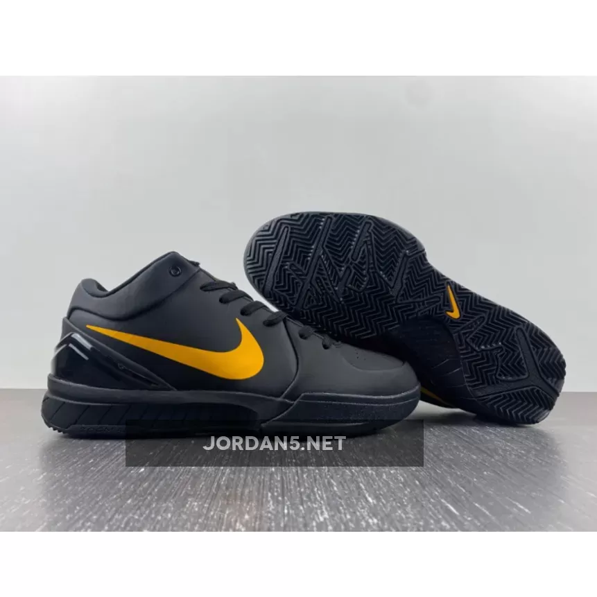Hot Nike Kobe 4 Protro Black University Gold