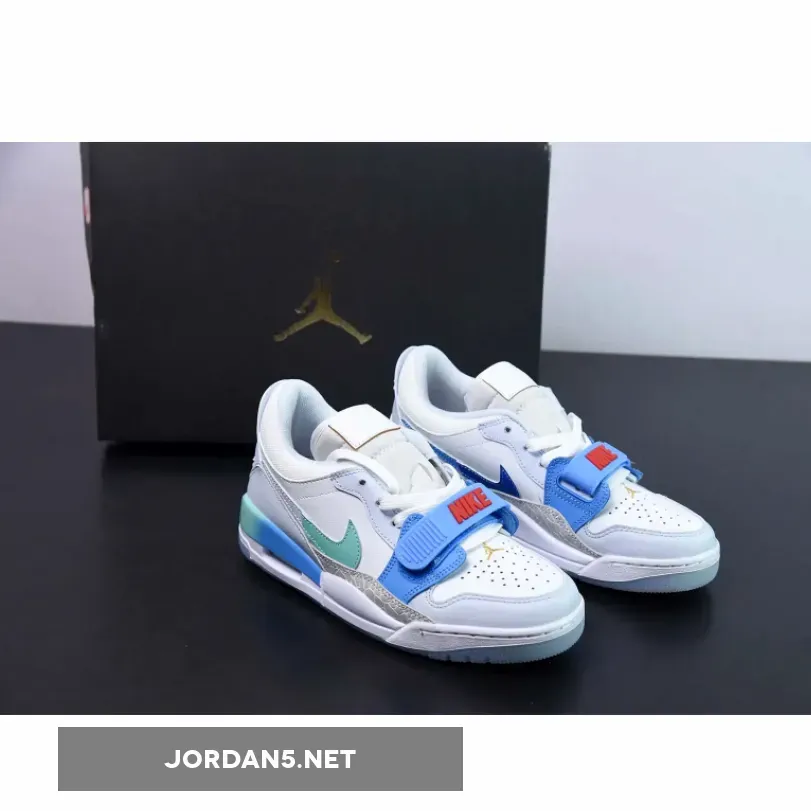 Jordan Legacy 312 Low White Aqua Red