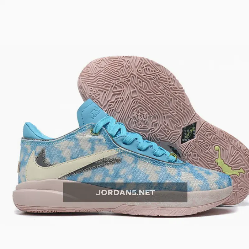 LeBron 20 "All-Star" Blue Lightning/Coconut Milk