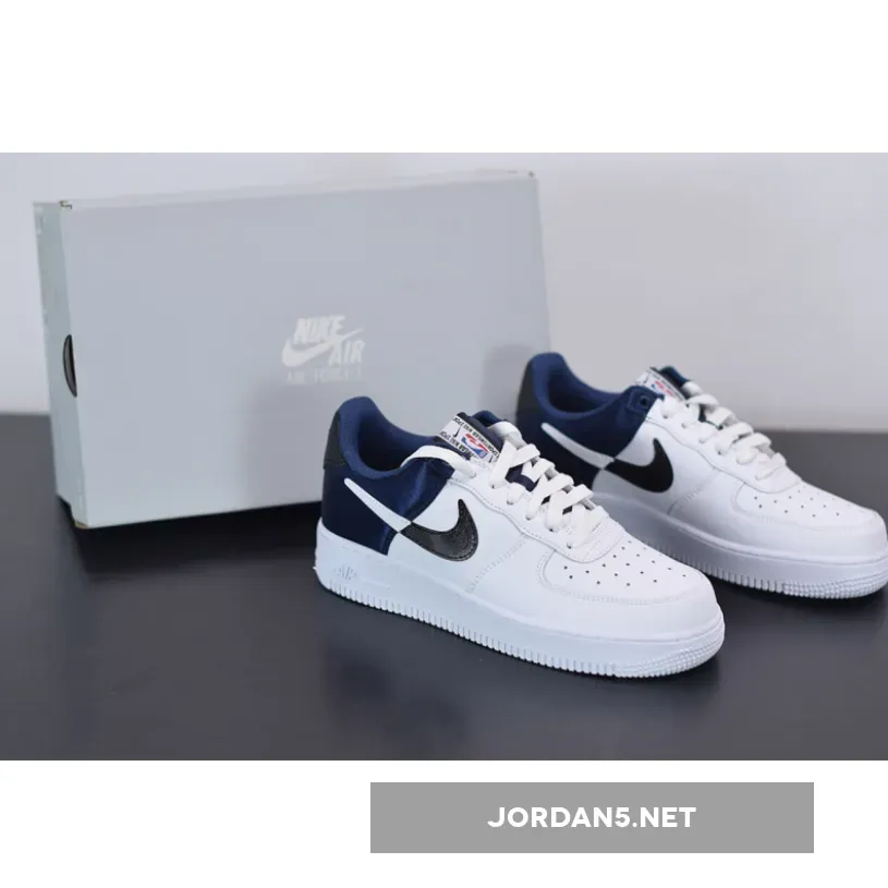 NBA x Nike Air Force 1 Midnight Navy/Black-White-White