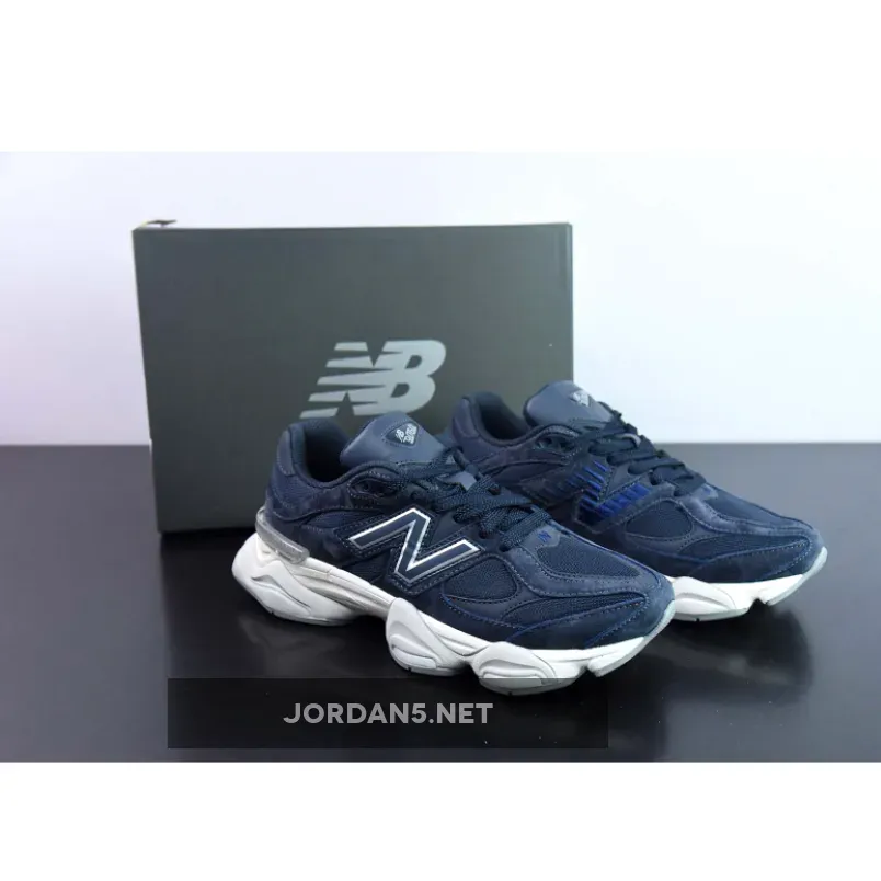 New Balance 9060 Navy Blue White Grey
