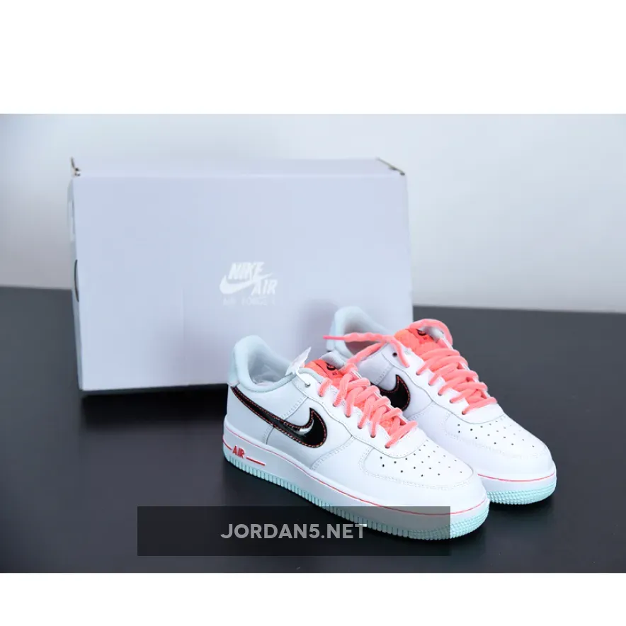 Nike Air Force 1 07 LV8 GS White Flash Crimson Atomic Pink