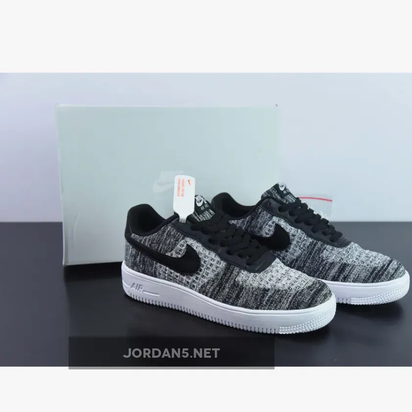 Nike Air Force 1 Flyknit 2.0 Black White