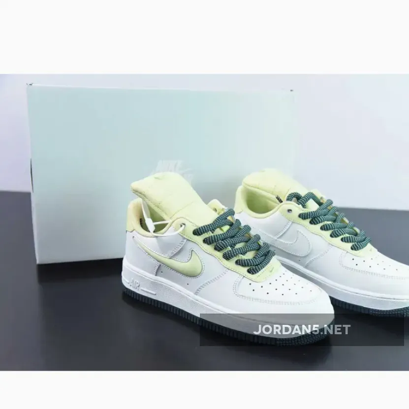 Nike Air Force 1 Low "Big Tongue" White Neon