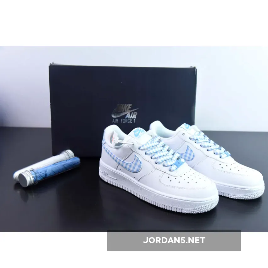 Nike Air Force 1 Low Blue Gingham