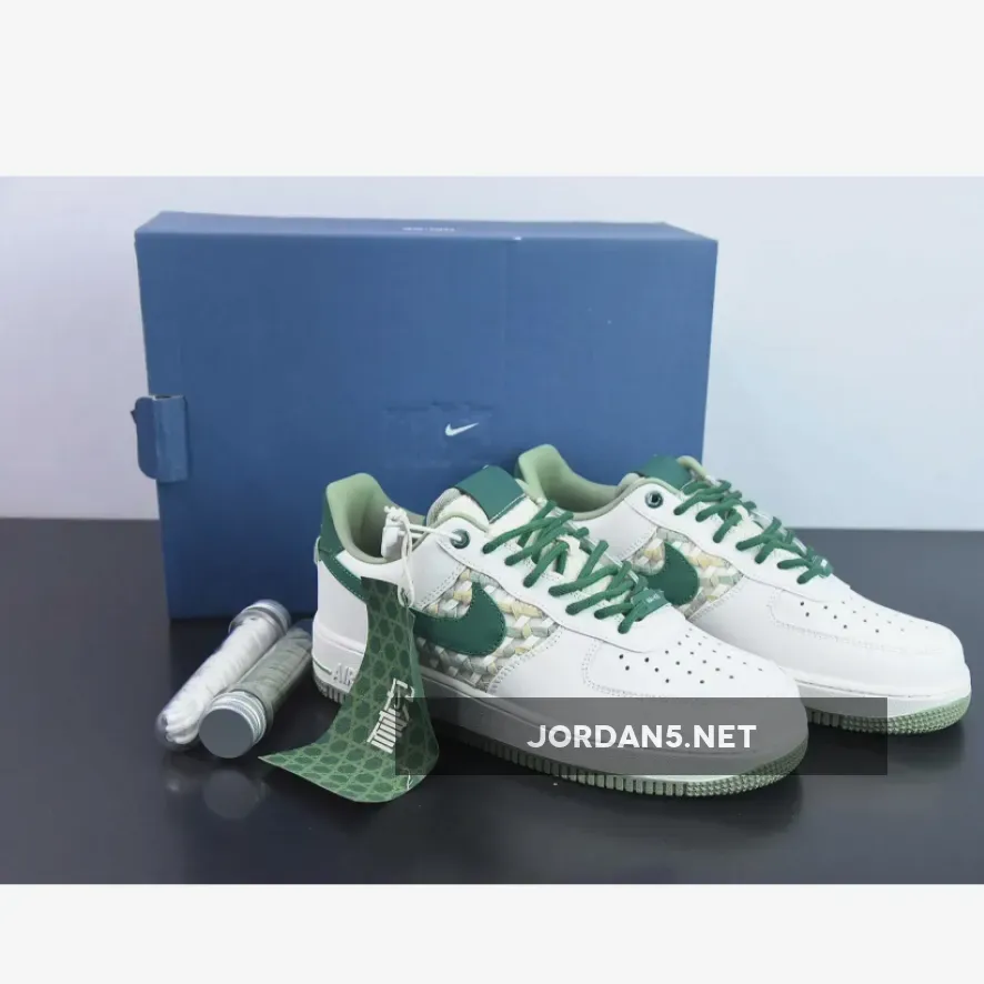Nike Air Force 1 Low "NAI-KE" Sail/Gorge Green