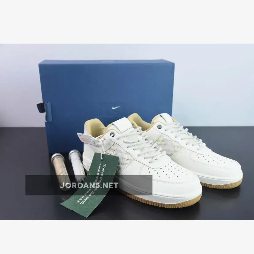 Nike Air Force 1 Low "NAI-KE" Sail/Light Orewood Brown