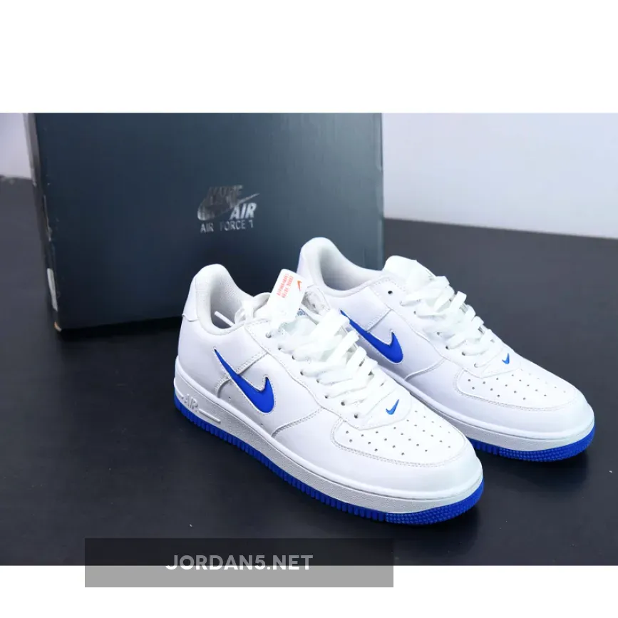 Nike Air Force 1 Low "Royal Jewel" White/Hyper Royal