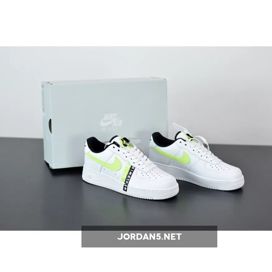 Nike Air Force 1 LV8 GS White Volt For Womens