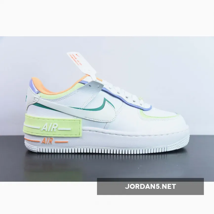Nike Air Force 1 Shadow "Multi-Color" White/Peach Cream