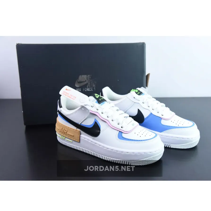 Nike Air Force 1 Shadow "Pastel" White Black
