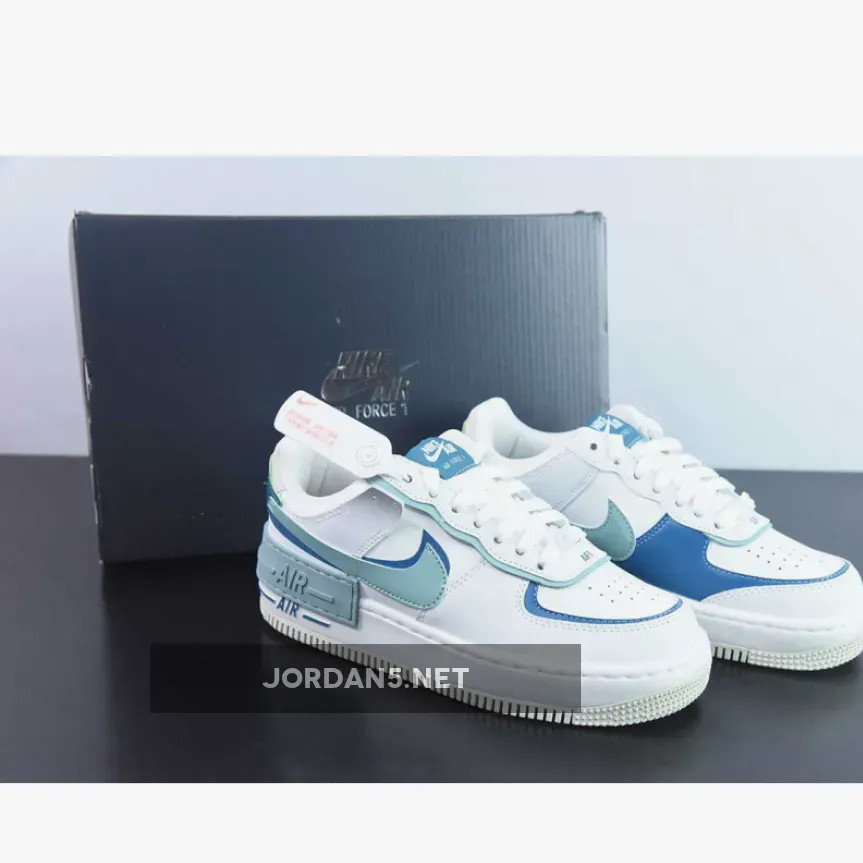 Nike Air Force 1 Shadow White Blue Whisper