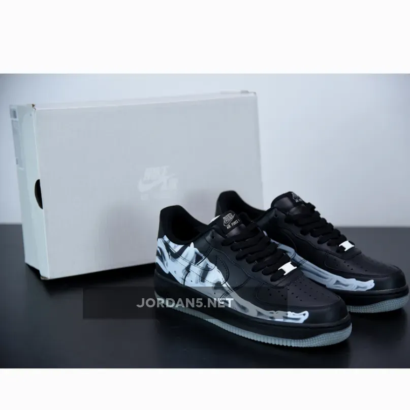 Nike Air Force 1 Skeleton Black
