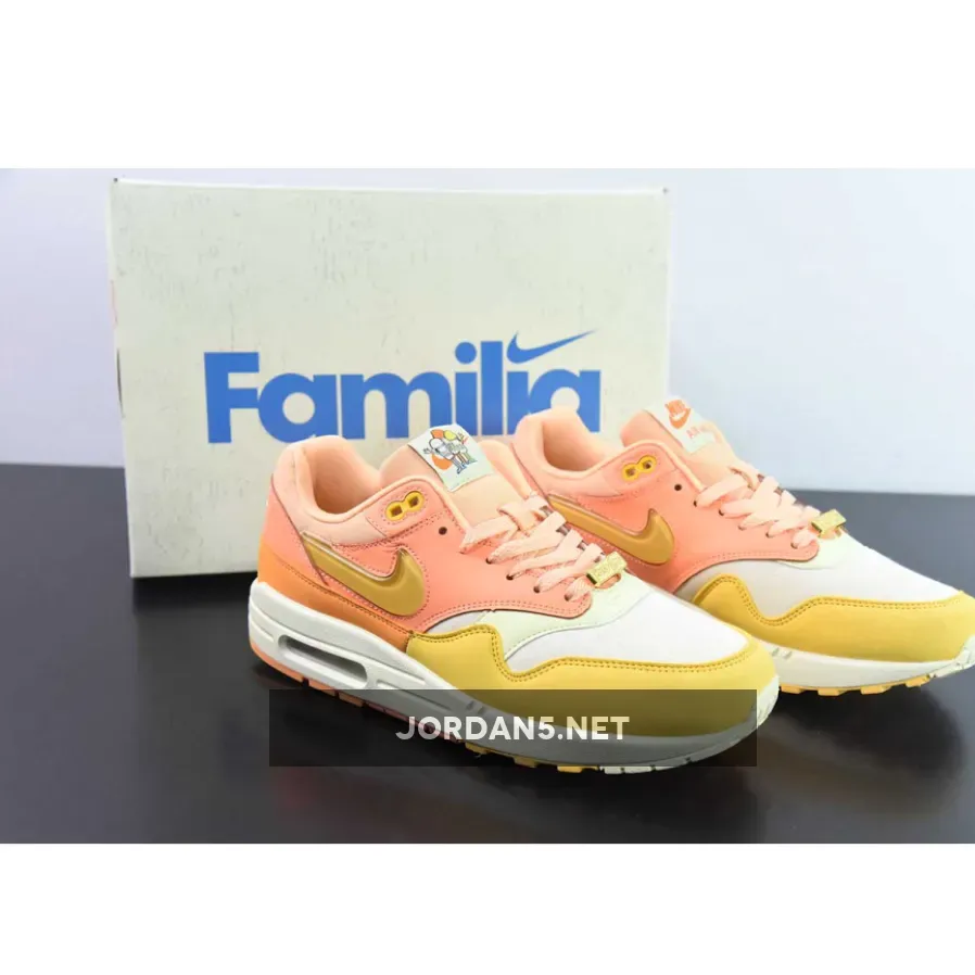 Nike Air Max 1 Puerto Rico Orange Frost/Citron Pulse-Coconut Milk