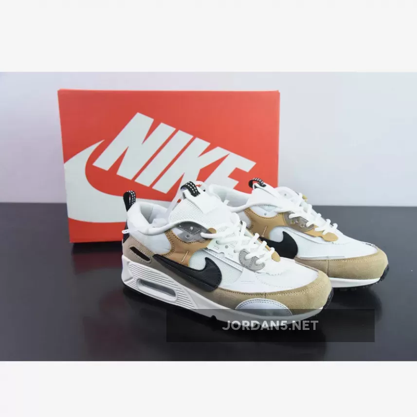 Nike Air Max 90 Futura White Tan Black