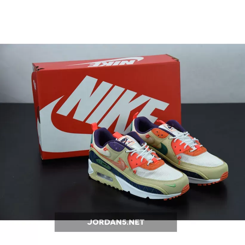 Nike Air Max 90 ‘Mountaineering’ Team Gold/Coastal Blue/Camellia/Orange