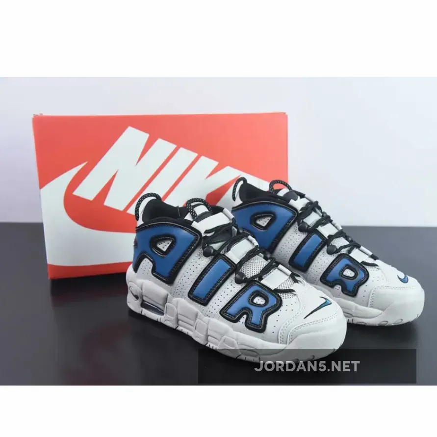 Nike Air More Uptempo Grey/Industrial Blue