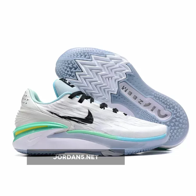 Nike Air Zoom GT Cut 2 "White Black Ice Blue Lime Green"