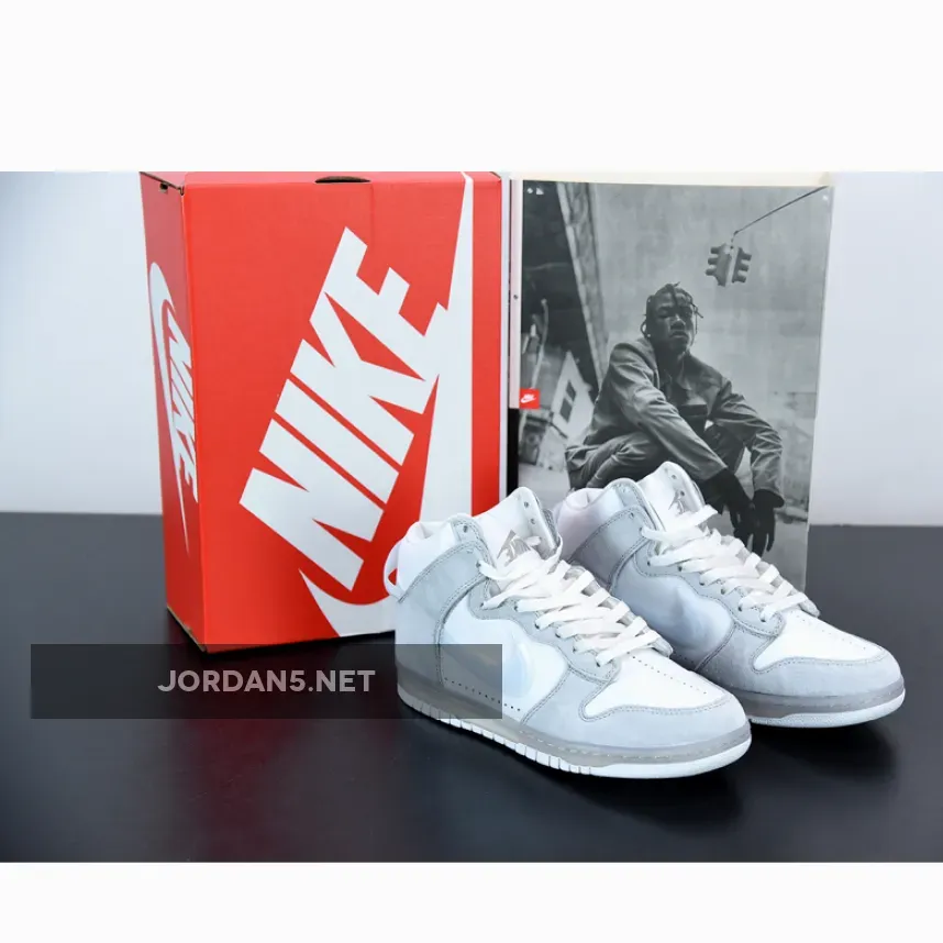 Nike Dunk High Slam Jam White Pure Platinum