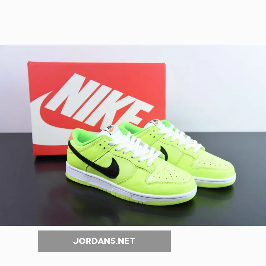 Nike Dunk Low "Glow in the Dark" Venom Green/Black-Glow