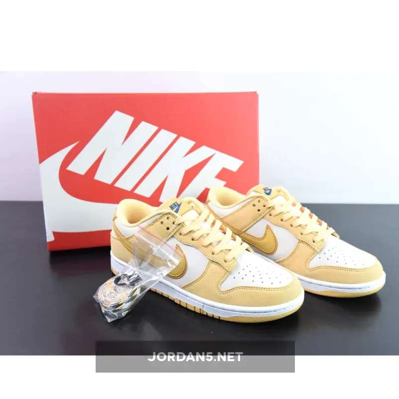 Nike Dunk Low ‘Gold Suede’ Celestial Gold