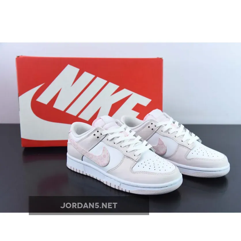 Nike Dunk Low ‘Pink Paisley’ White/Medium Soft Pink