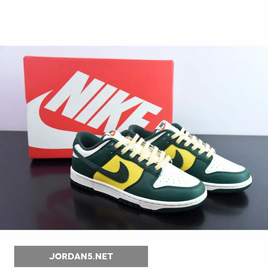 Nike Dunk Low Sail/Opti Yellow-Noble Green FD0350-133