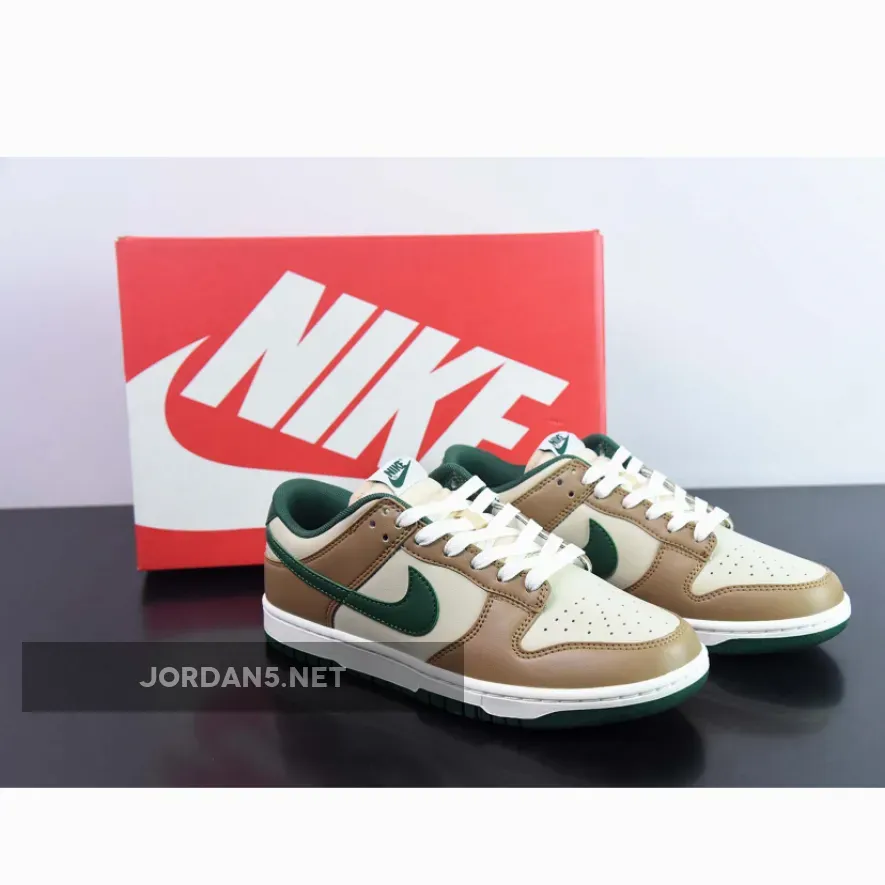 Nike Dunk Low Tan And Green