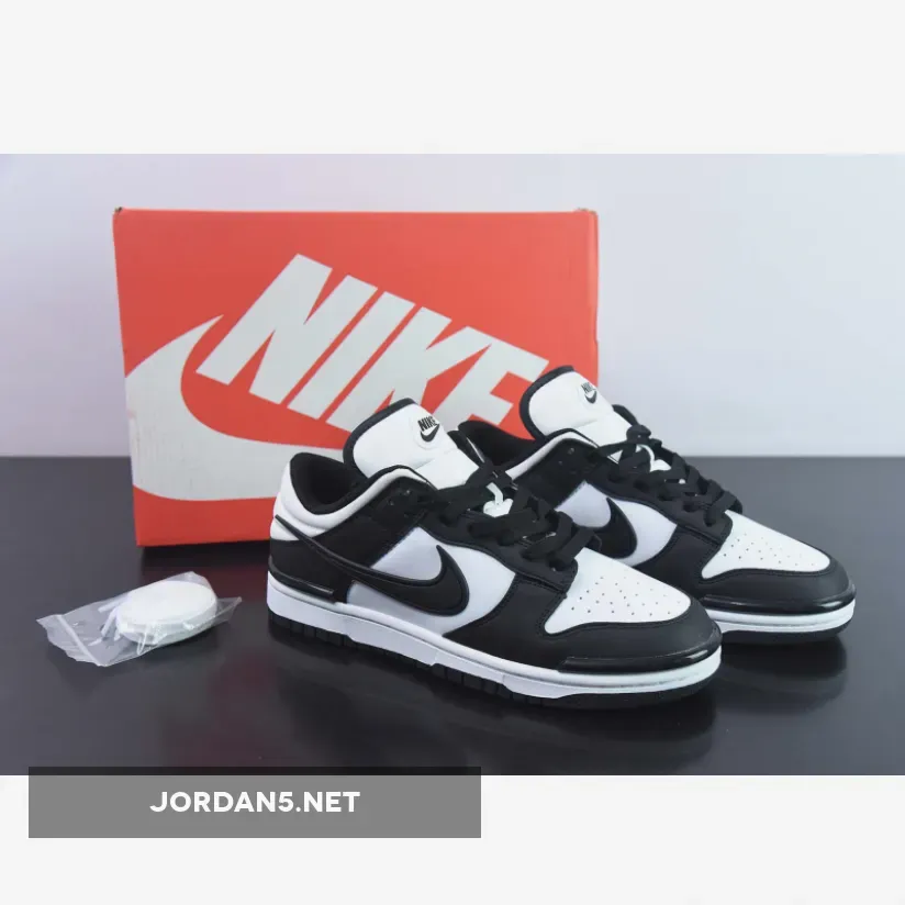 Nike Dunk Low Twist "Panda" Black/White