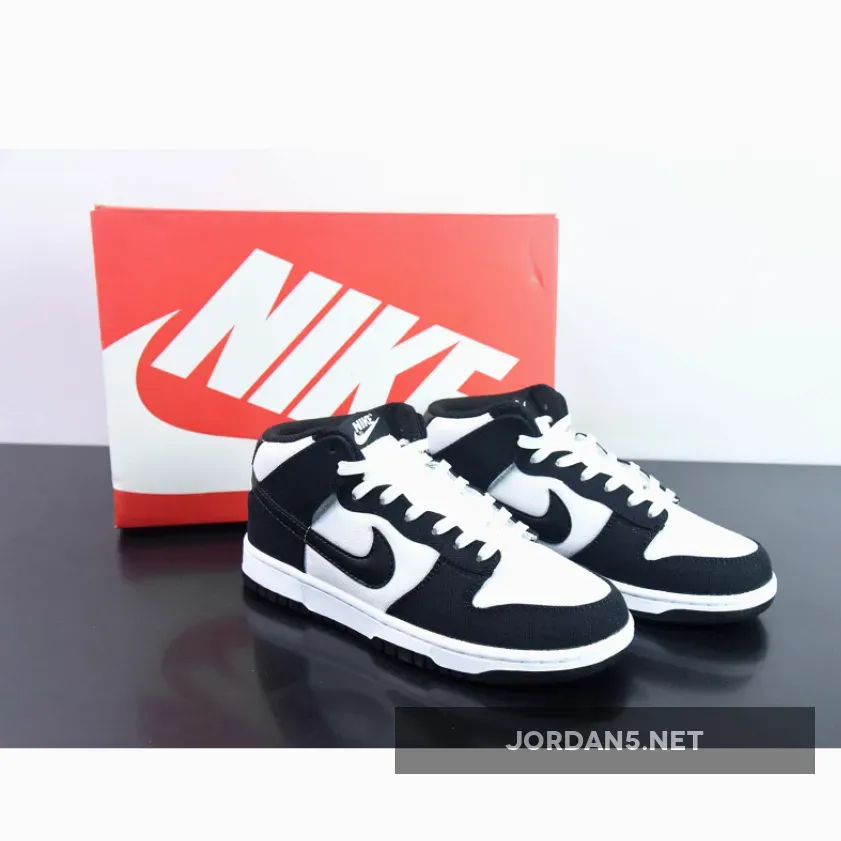 Nike Dunk Mid "Panda" Sail/Black