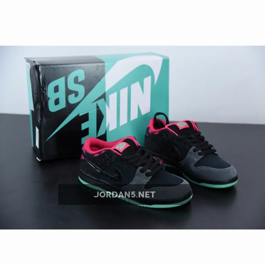 Nike Dunk Sb Low Premier 'Northern Lights' Anthracite/Black-Pink Force-Crystal Mint