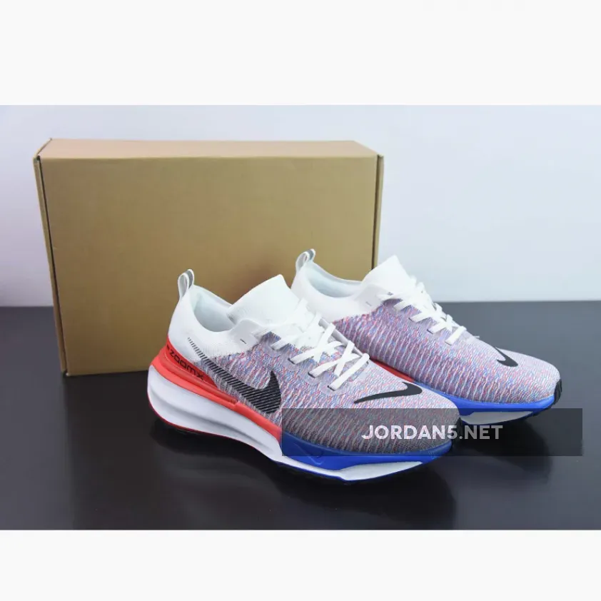 Nike Invincible 3 White University Red Photo Blue Black