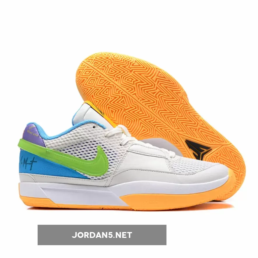 Nike Ja 1 Phantom/Action Green-Action Grape-White