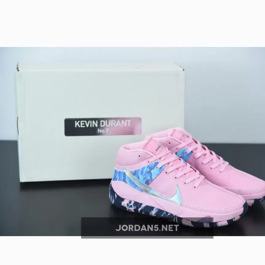 Nike KD 13 "Aunt Pearl" Pink Foam/Light Arctic Pink-Blue Void
