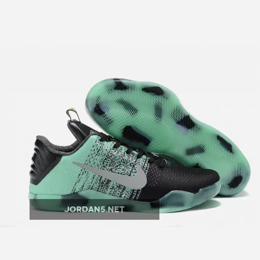 Nike Kobe 11 Elite Low ‘All Star’ Green Glow and Black-Persian Violet