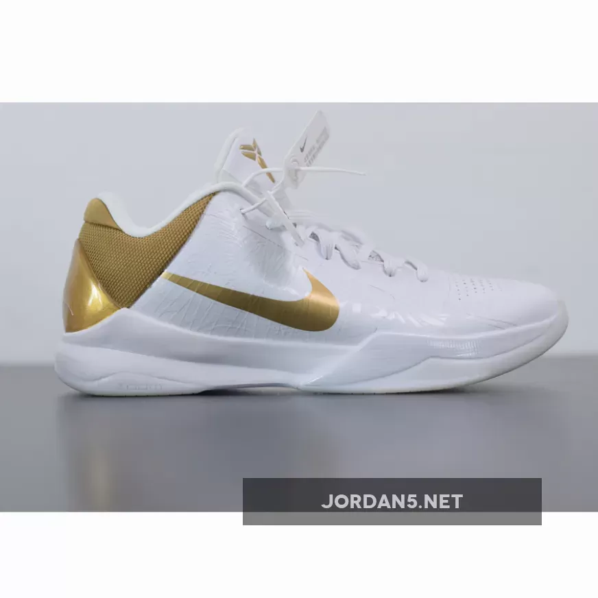 Nike Kobe 5 ‘Big Stage Home’ White Gold