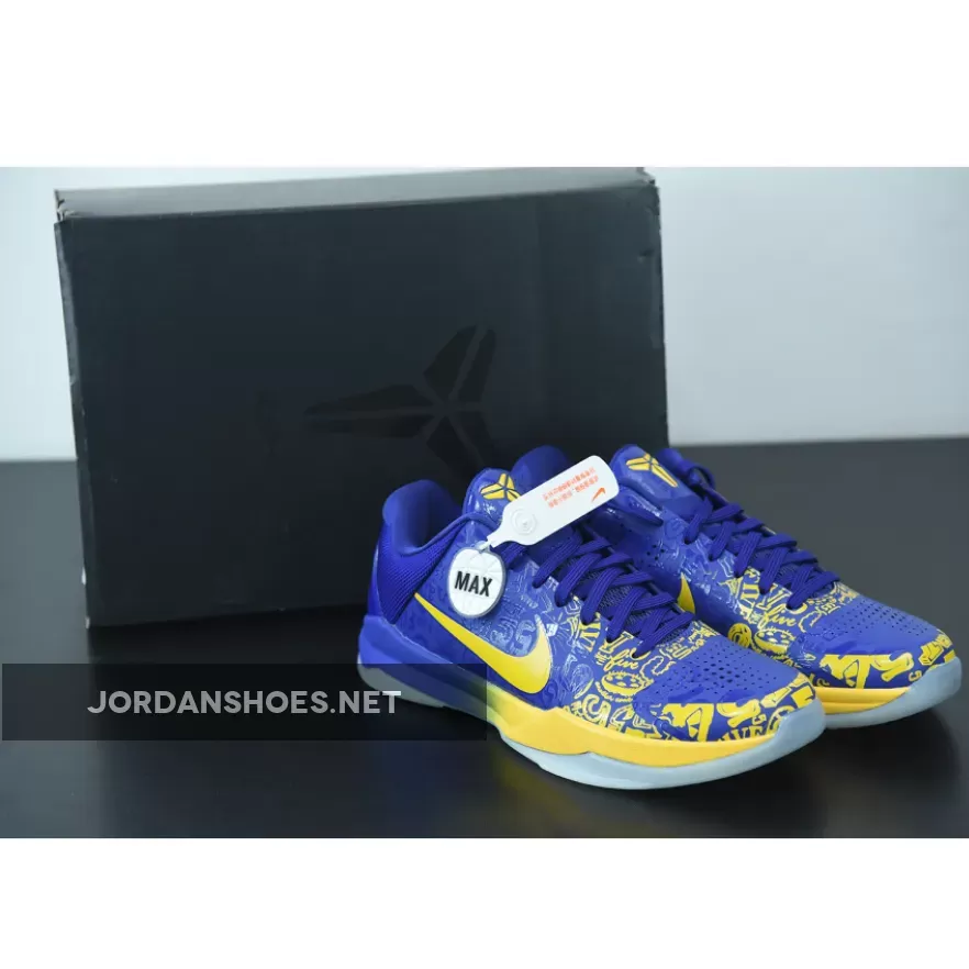 Nike Kobe 5 Protro ‘5 Rings’ Concord Midwest Gold
