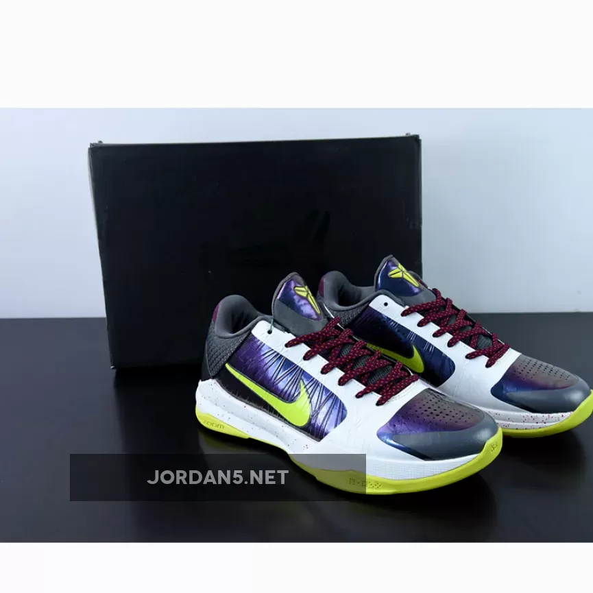 Nike Kobe 5 Protro "Chaos" Purple/Cyber-White-Black