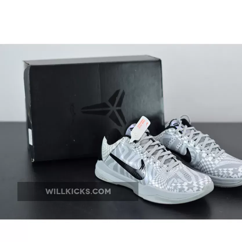 Nike Kobe 5 Protro "DeMar DeRozan" PE Grey/White-Black