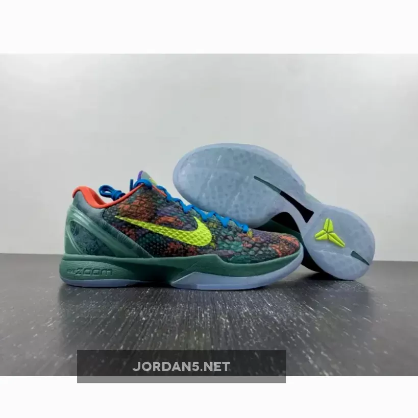 Nike Kobe 6 Protro "Prelude" Cannon/Volt-Purple Venom 1