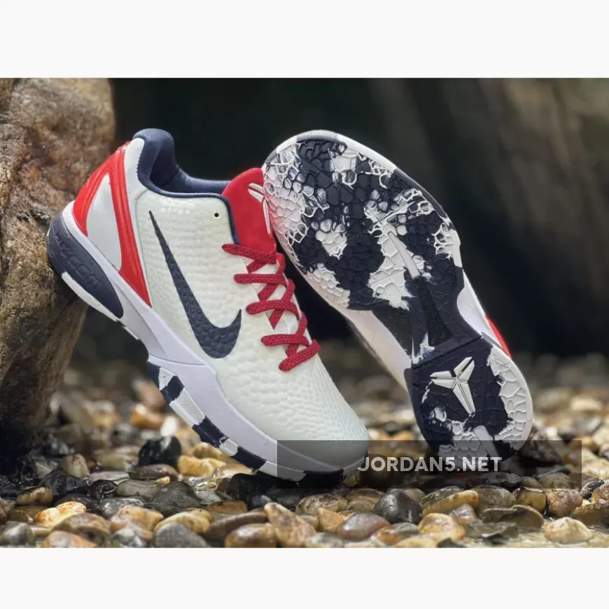 Nike Kobe 6 Protro "Team USA" PE Home White