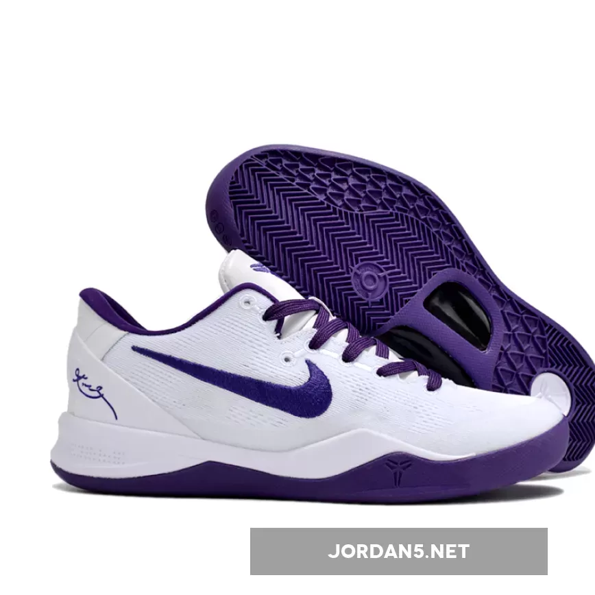 Nike Kobe 8 Protro White Court Purple