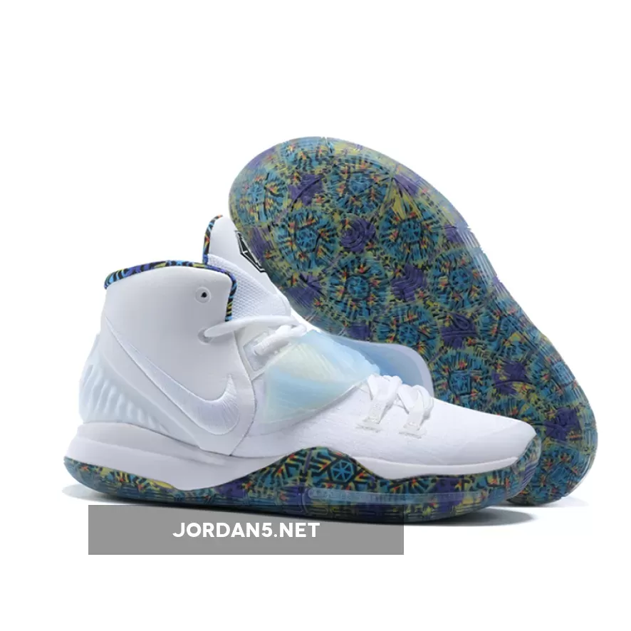 Nike Kyrie 6 White Sapphire/Laser Crimson
