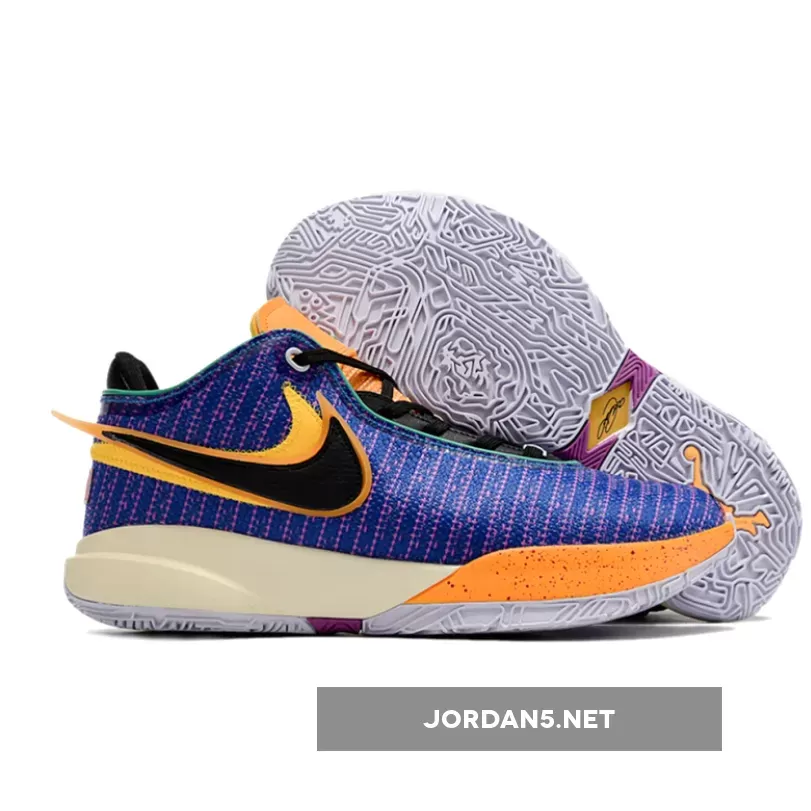 Nike LeBron 20 Racer Blue/Black-Vivid Purple