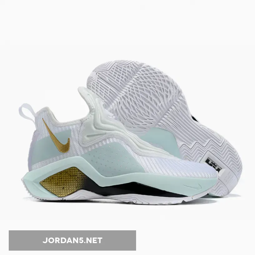 Nike LeBron Soldier 14 Custom White Gold