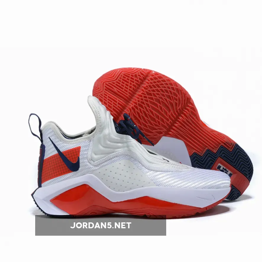 Nike LeBron Soldier 14 White/University Red-Navy-Team Red