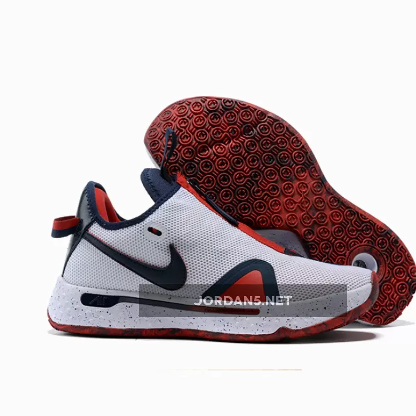 Nike PG 4 "USA" White Navy Red