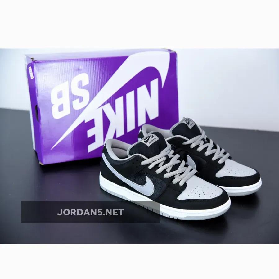 Nike SB Dunk Low J-Pack "Shadow" Black/Medium Grey-White