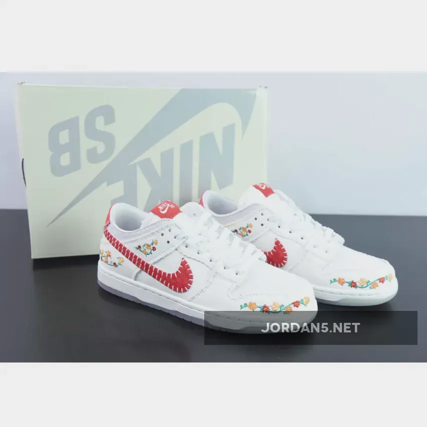 Nike SB Dunk Low "N7" Opti Yellow/University Red-Sail