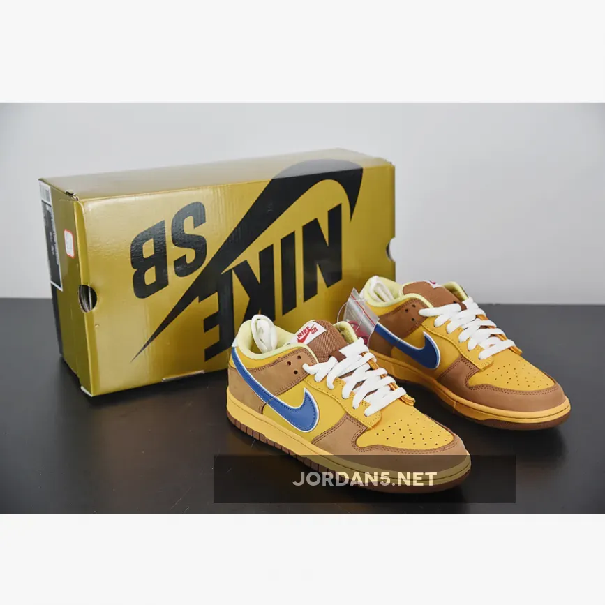 Nike SB Dunk Low Newcastle Brown Ale Gold/Atlantic Blue